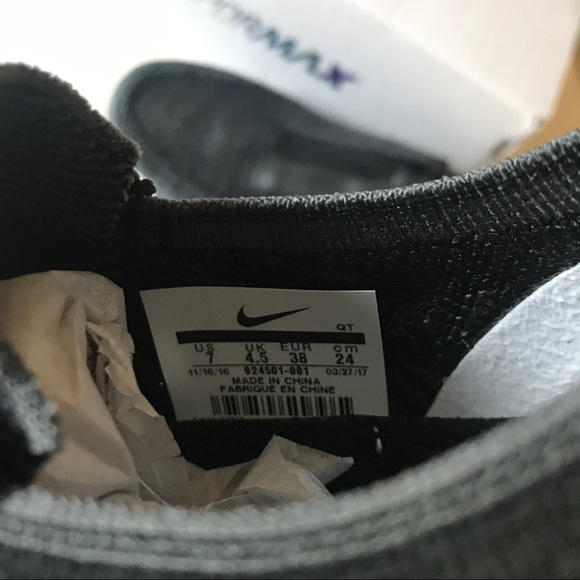 NWT CDG x Nikelab Vapormax US 7 - Picture 5 of 7